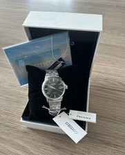 Seiko Presage Automatic Black Dial Date Stainless Steel Bracelet Box & Papers