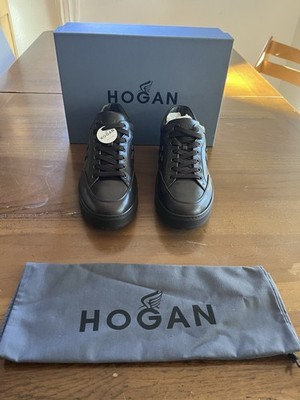 Hogan H302 Mid Cut  , pelle , testa di moro, 8,5UK (42,5 IT).