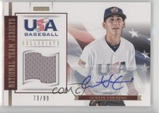 2012 USA Baseball National Team Jersey Signatures 73/99 Austin Cousino Auto 0o9