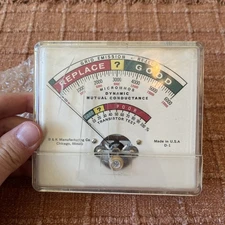 B & K 650 Tube Tester Meter Faceplate