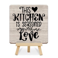 Beshoul Funny Kitchen Decor, This Kitchen is Seasoned with Love Kitchens Sign...