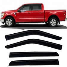 Side Car Window Visor Rain Guard Vent Deflectors Compatible with 2015-2026 Fo...