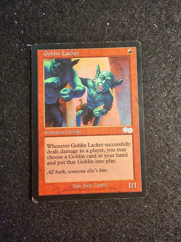 MTG Goblin Lackey Urza's Saga Regular - Image 2 of 2
