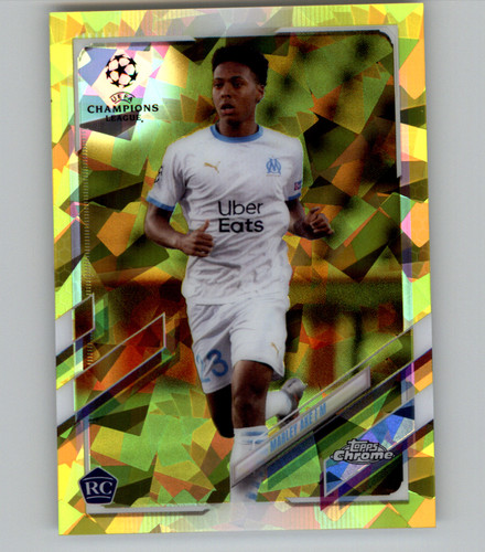 Marley Ake - 2020-21 Topps Chrome UCL Sapphire Edition Yellow Refractor /99 RC