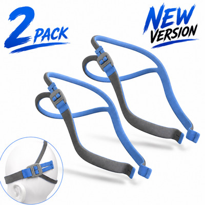 2 Pack Replacement Headgear Strap for AirFit P10 Nasal Pillow CPAP Mask New Vers