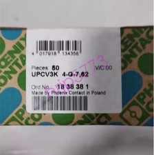 10pcs Phoenix Contact 1838381 straight through terminal block UPCV3K 4-G-7,62