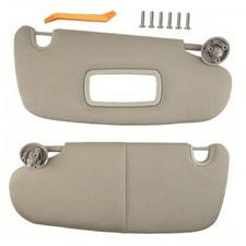 Sun Visor Replacement Pair Compatible with 2002-2009 Dodge Left  Right Beige
