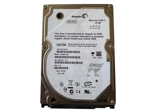 Seagate 60GB Festplatte ST96812AS SATA 2.5 60GB HD Serialata Momentus
