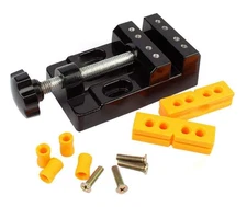 Mini Bench Vice Clamp Mini Flat Clamp Opening Parallel Table Vise for Watch Repa