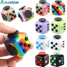 1pc Fidget Cube Hand Spinner Stress Relief Sensory Toy for Kids and Adults - NEW