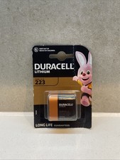 1 x Duracell 223 6V Lithium Ultra Photo Battery CR223 DL223 CR-P2 EL223AP NEW
