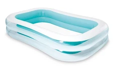 Intex Swim Center Family Inflatable Pool 103inch X 69inch X 22inch for Ages 6 an