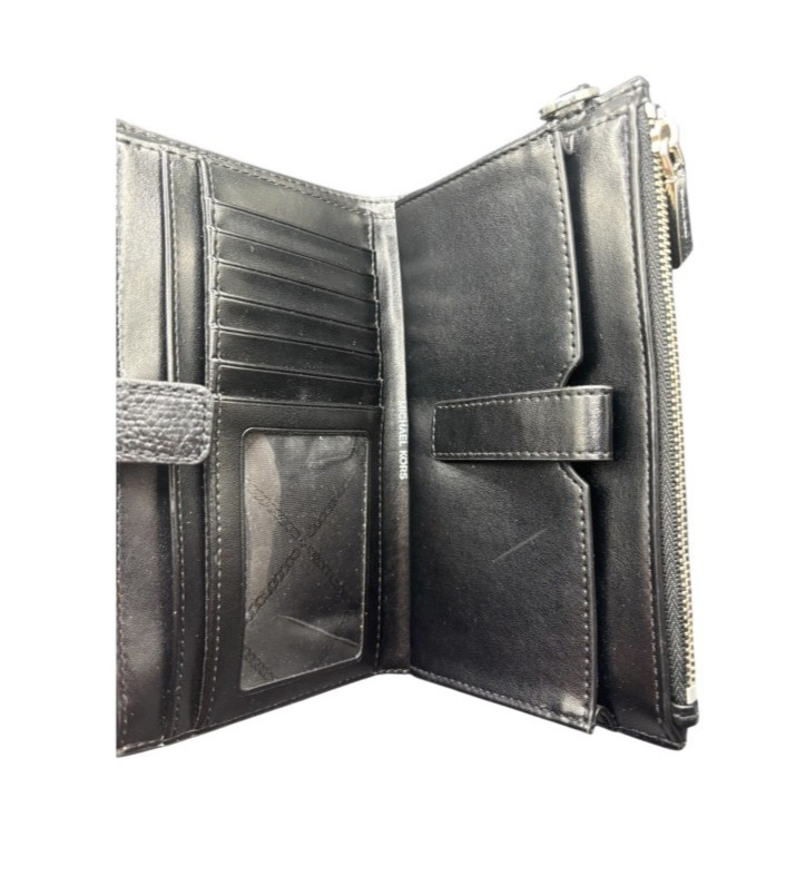 Michael Kors Adele Black Leather Patchwork Wristl… - image 2