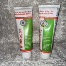 Lot Of 2 New Thinkbaby Aloe Vera After Sun Hydrating Soothing Moisturizing 8 Oz