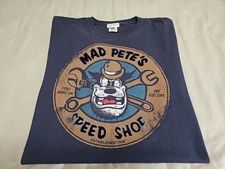 Mad Pete’s Speed Shop You Brake'Um We Fix'Um Walt Disney World Tshirt SZ Large 
