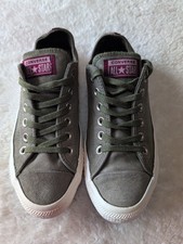 Converse All Star Green Suede Low Top Sneaker Shoe Men’s 5 Women’s 7 163823C