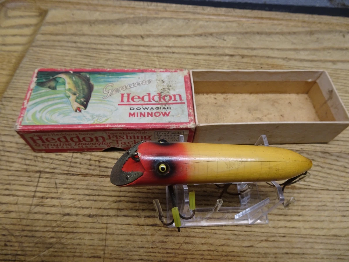 Heddon Bass Wooden Vintage Fishing Lures for sale | eBay