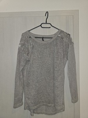   Crochet Lace Lightweight Jumper - Laura Torelli Collection, Size S