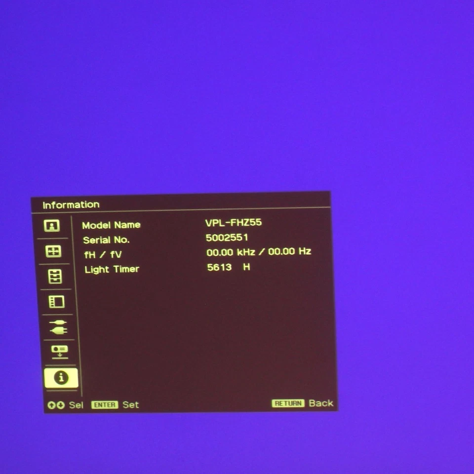 Proyector láser Sony VPL-FHZ55 4.000 lúmenes WUXGA LCD 5613 horas HDMI Foto 2 de 4