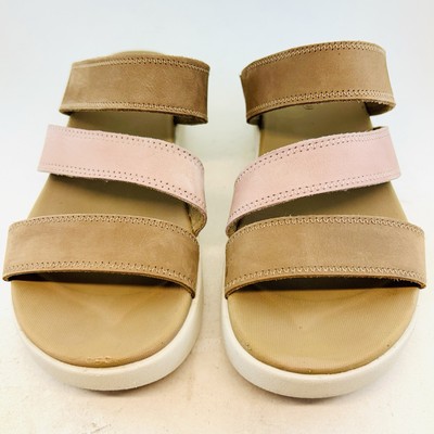 (取寄) キーン レディース エレシティ スライド KEEN women Ellecity Slide Toasted Coconut/Fawn Keen Ellecity Toasted Coconut Tan Fawn Pink Three Strap Slides