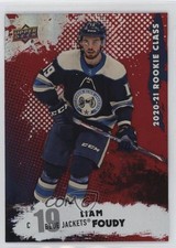 2020-21 Upper Deck Rookie Class Red Liam Foudy #RC-10 0ax9