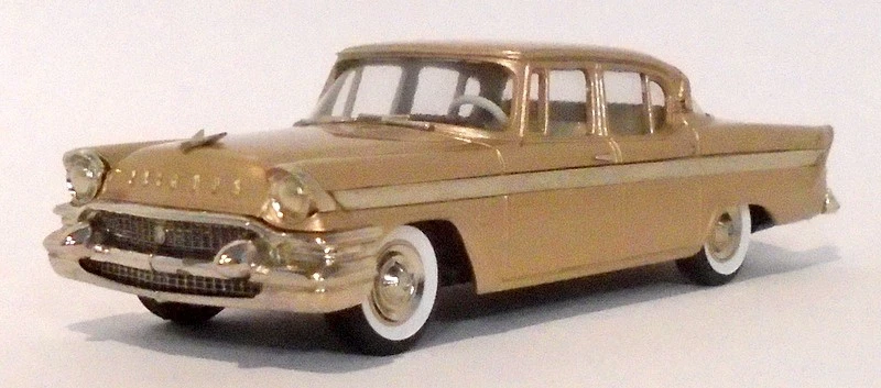 Tiara Brooklin escala 1/43 BRK171 - 1957 Packard Clipper sedán dorado metálico Foto 4 de 4