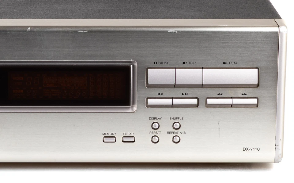 Onkyo DX-7110 CD Player silber / Digital Out / gewartet 1 Jahr Garantie [2] - Bild 3 von 4