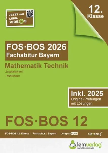 AbiturprüFung Fos/Bos Bayern 2026 Mathematik Technik 12. Klasse | Mbh | Deutsch-image