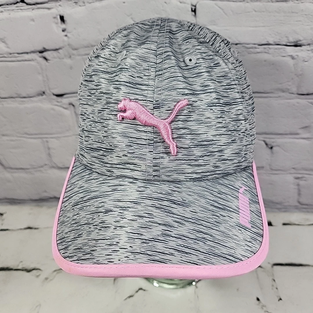 Puma  Gray  Pink And Black  Cap With Logo And Adjustable Back One Size Puma Women main image 3