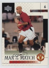 2002 Upper Deck Manchester United Man of the Match Rio Ferdinand #45 0q3