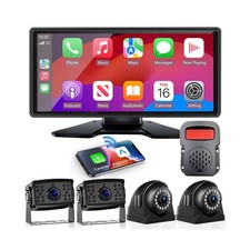 RV Backup Camera with Carplay Android Auto for RV Horse Trailer Semi Box Truc...