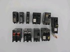 Huge Lot Of 10 Assorted Circuit Breakers 1-Pole 2-Pole 15, 20, 30, 60, 70 AMP NR — photo 1