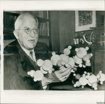 1953 Dr Hermann Staudinger Awarded Nobel Prize In Chemistry Science 8x8 Photo