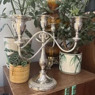 Vintage Silver Plated Viners 5 Arm Candelabra Candlestick Holder
