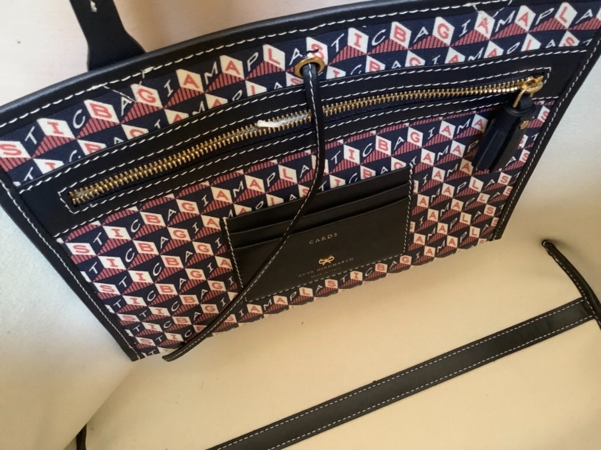 【関税&送料込】Anya Hindmarch I Am A Plastic Bag Tote Bag S I Am A Plastic Bag XL Multi Pocket Tote | Anya Hindmarch US
