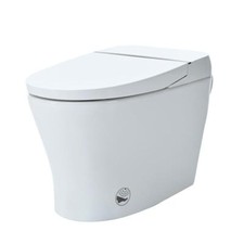 Upmarket Compact Dual Flush Heated Seat Tank less Smart Toilet