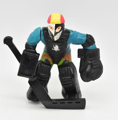 BASH Back Alley Street Hockey Replacement Goalie 4'' Action Figure NERF 1995