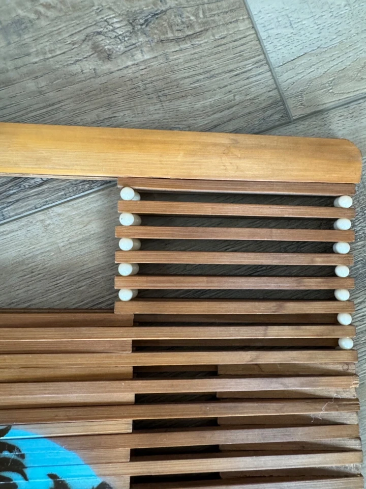 Bolso de Mano Billabong Madera Listones Ver a Través de Playa Bolso de Transporte Foto 3 de 4