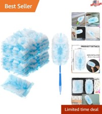 Bulk Disposable Premium Thickened Multi-Purpose Duster Refill Blue 100 Pcs