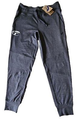 ASICS Women s Tech Jogger Pants Size M Black Charcoal NWT Athletic Training