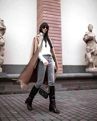 zara belted double breasted coat