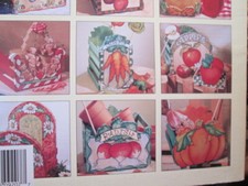 Country Crates Painting Book-Rodgers-Fruits/Vegetables/Flowers/Angels/Gingermen/