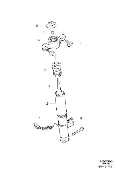 Volvo 30622868 Suspension Shock Absorber | eBay