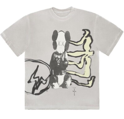Travis Scott x fragment design x Kaws★長袖Tシャツ ロンT Buy Cactus Jack by Travis Scott x KAWS For Fragment Long