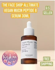 The Face Shop Alltimate Vegan Mucin Peptide 8 Serum 30ml - Authentic & US Seller