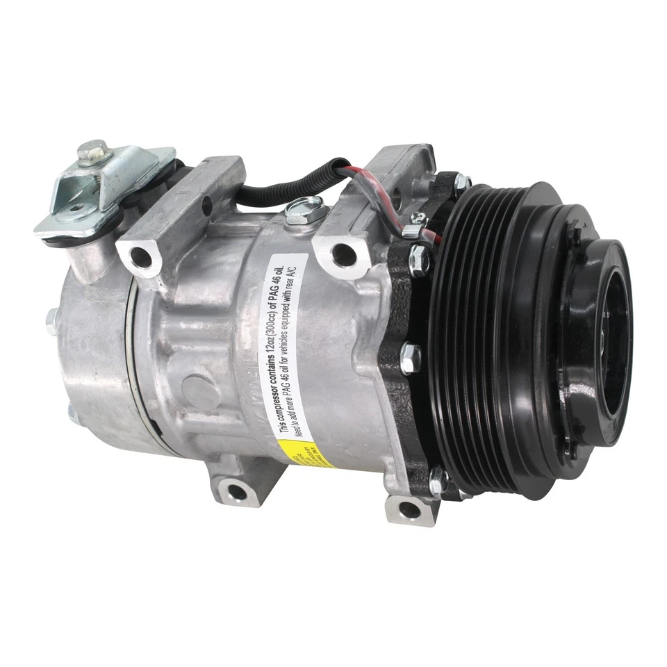 AC Compressor Fits Peterbilt 386 389 Trucks Replaces OE# F696003122 Foto 3 de 4