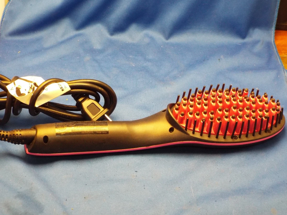 How to use simply top straight ceramic straightening brush