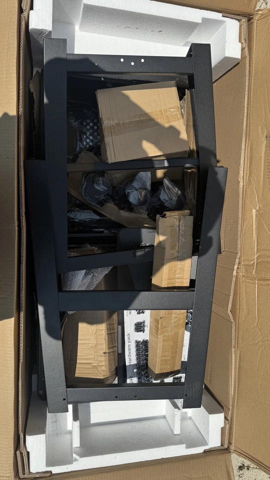 Parrilla de gas y carbón de 3 quemadores Char-Griller - negra Foto 2 de 4