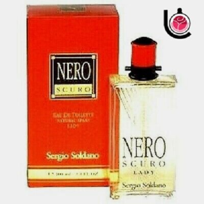SERGIO SOLDANO ''Nero Scuro Lady'' Eau de Toilette Vapo 100 ml * VINTAGE Und RAR