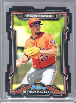 2013 Bowman Draft Scout Breakouts Die-Cut Nolan Fontana #BSB-NF